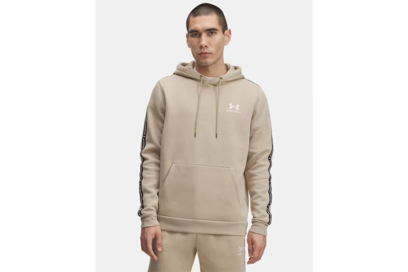 Under Armour Icon Fleece Taping Ανδρικό Φούτερ με Κουκούλα