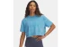Under Armour Rival Wash Γυναικείο Κοντομάνικο Cropped T-Shirt Γαλάζιο