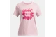 Under Armour Bubble Wordmark Κοντομάνικο T-Shirt Ροζ, Φούξια