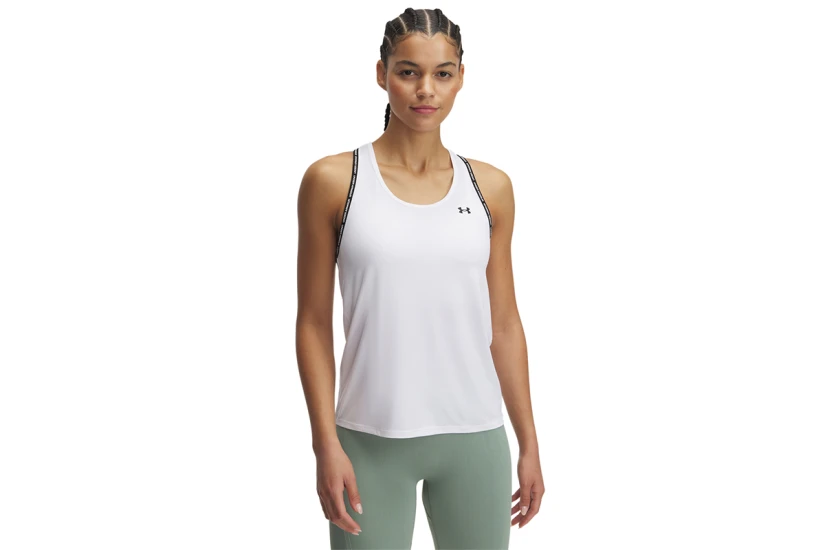 Under Armour Tech Knockout Tank Γυναικεία Αμάνικη Μπλούζα Λευκή