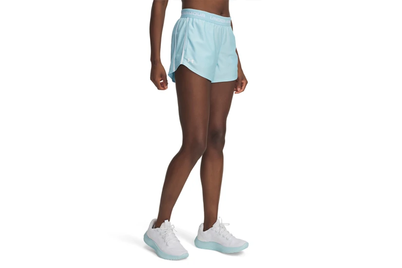 Under Armour Tech Play Up Γυναικείο Αθλητικό Σορτς Γαλάζιο