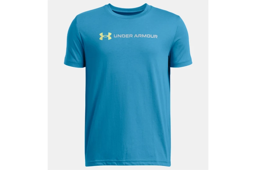 Under Armour B Logo Wordmark Παιδικό Κοντομάνικο T-Shirt Γαλάζιο