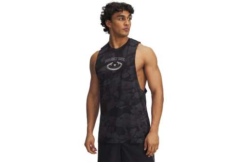 Under Armour Project Rock Camo Μπλούζα Αμάνικη Ανδρική (1389978 016)