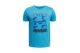 Under Armour B Split Big Logo Κοντομάνικο T-Shirt Γαλάζιο