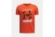 Under Armour B Split Big Logo Κοντομάνικο T-Shirt Πορτοκαλί