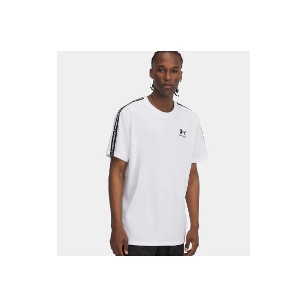 Under Armour Icon Heavyweight Taping T-Shirt Ανδρικό (1390300 100)