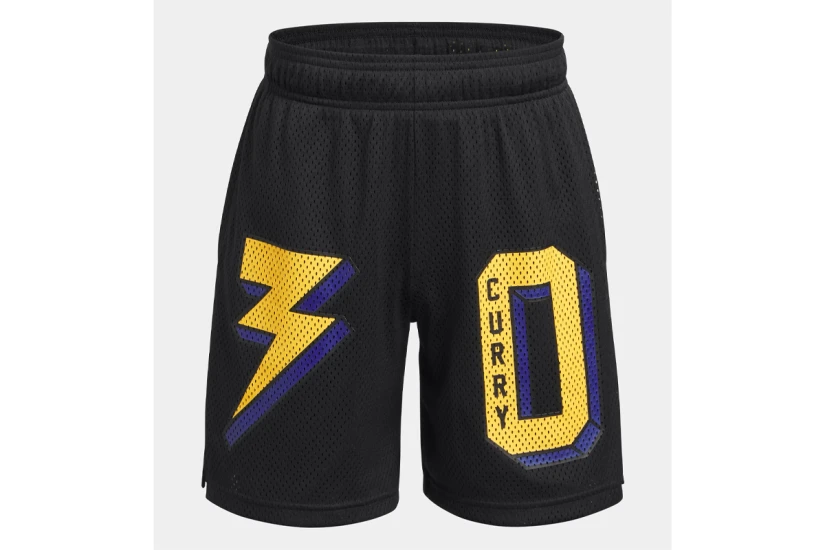 Under Armour Curry Signature Παιδική Μπασκετική Βερμούδα Μαύρη