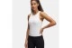 Under Armour Motion Γυναικεία Αμάνικη Μπλούζα Λευκή