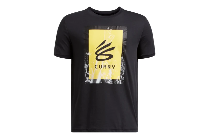 Under Armour Curry Trend Παιδικό Κοντομάνικο T-Shirt Μαύρο, Κίτρινο