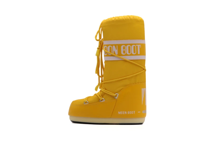 Moon Boot Icon Γυναικείες Μπότες Χιονιού Κίτρινες