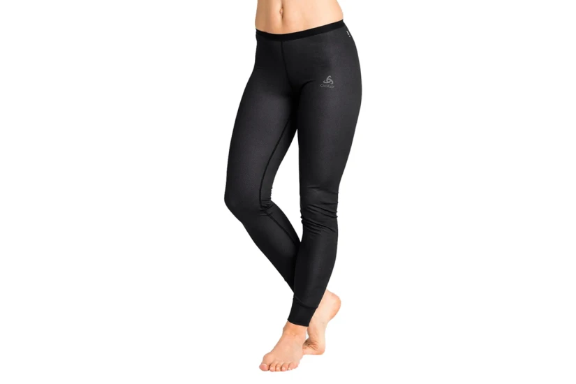 Odlo Fitted Bottom Long Γυναικείο Μακρύ Κολάν Μαύρο