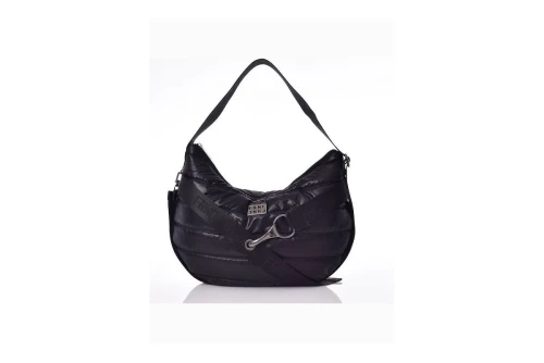 Frnc Small Moon Bag Water-Repellent Satin Τσάντα Ώμου-Χειρός (1462 BLK)