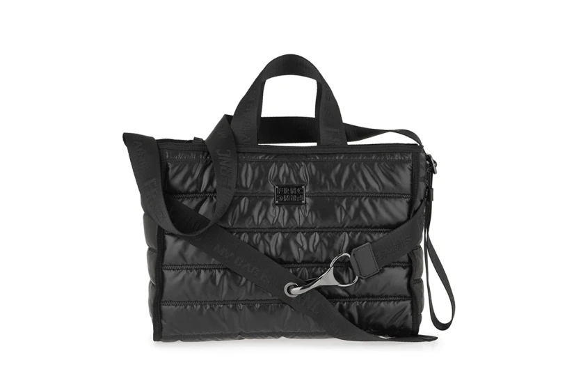 Frnc Soho Moon Bag Water-Repellent Satin Τσάντα Ώμου-Χειρός (1466 BLK)