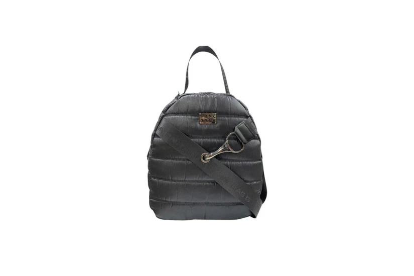 Frnc Soho Water-Repellent Satin Backpack (1467 BLK)