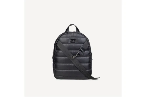 Frnc Large Soho Water-Repellent Satin Backpack (1468 BLK)