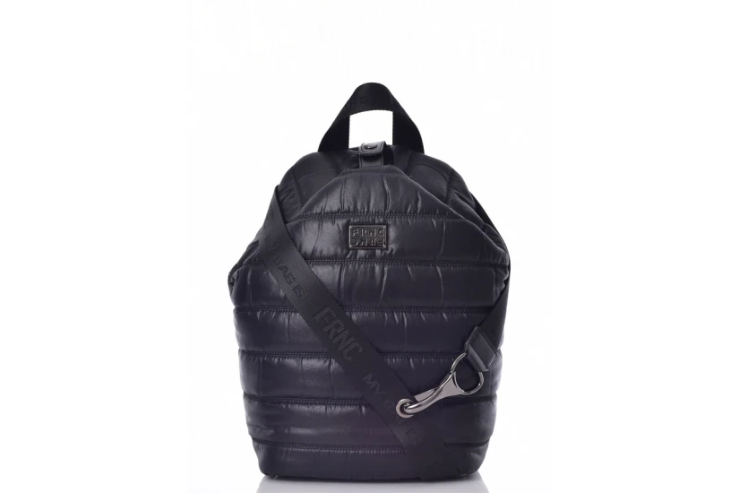 Frnc Soho Water-Repellent Satin Backpack (1469 BLK)