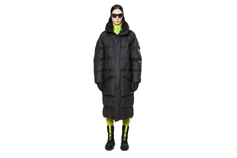 Rains Block Puffer Coat Μπουφάν Puffer (15020 BLACK)