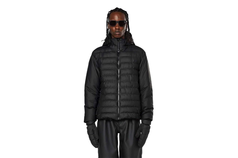Rains Trekker Hooded Jacket Μπουφάν Puffer (15110 BLACK)