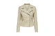 Only Onlgemma Faux Leather Biker Otw Μπουφάν Δερματίνη Γυναικείο (15153079 SILVER LINING)