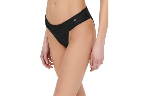 Only Onlbobby Life Rib Bikini Brief Μαγιό Bikini Bottom Γυναικείο (15223710 BLACK)