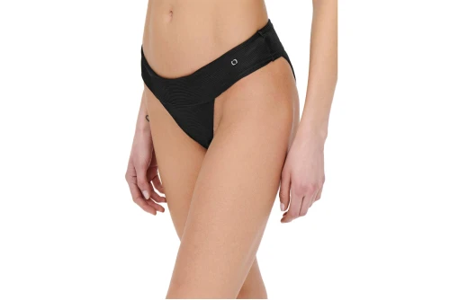 Only Onlbobby Life Rib Bikini Brief Μαγιό Bikini Bottom Γυναικείο (15223710 BLACK)