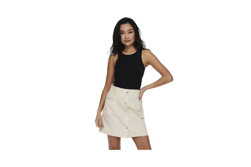 Only Onlkenya Rib Tank Top Jrs Μπλούζα Αμάνικη (15234659 BLACK)