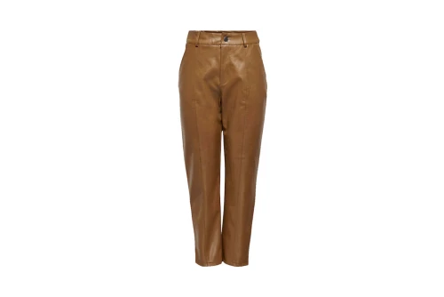 Only Onljacky Faux Leather Ancle Pant Otw Παντελόνι Casual (15235370 TOFFE)