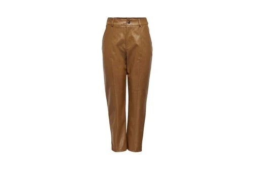 Only Onljacky Faux Leather Ancle Pant Otw Παντελόνι Casual (15235370 TOFFE)