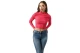 Only Onlella L-S Cropped Pullover Knt Crop Top Μακρυμάνικο (15237835 PINK FLAMBE)