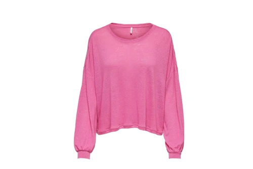 Only Onltea L-S Linen Boxy Top Jrs (15252054 GIN FIZZ)