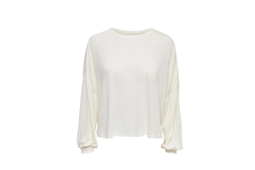 Only Onltea L-S Linen Boxy Top Jrs (15252054 TOFU)