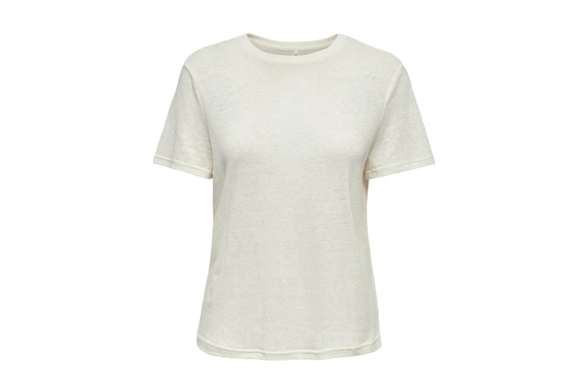 Only Onltea S-S Linen Top Jrs (15252441 TOFU)