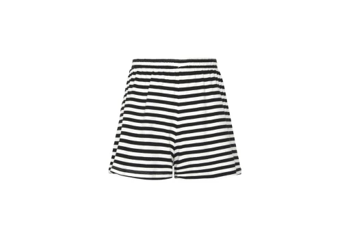 Only Onlmay High Waist Stripe Shorts Jrs Σορτς (15252605 BLACK)