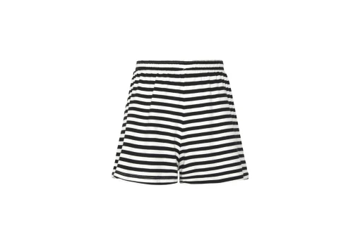 Only Onlmay High Waist Stripe Shorts Jrs Σορτς (15252605 BLACK)