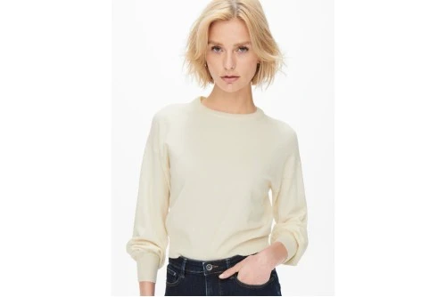 Only Onllely L-S Πουλόβερ Γυναικείο (15253248 WHITECAP GRAY)
