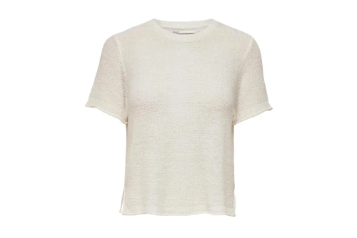 Only Onlsunny S Noos Knt T-Shirt Γυναικείο (15254282 CLOUD DANCER)
