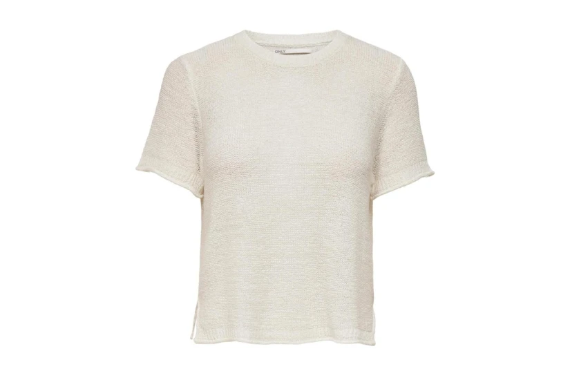 Only Γυναικείο Κοντομάνικο T-Shirt Λευκό