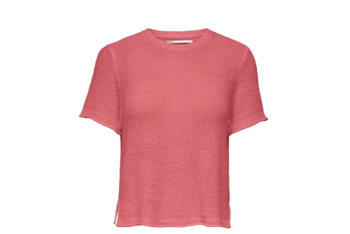 Only Onlsunny Ss Pullover Knt T-Shirt Γυναικείο (15254282 TEA ROSE)