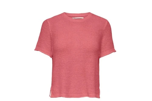 Only Onlsunny Ss Pullover Knt T-Shirt Γυναικείο (15254282 TEA ROSE)