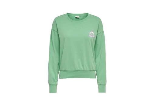 Only Onltanya O-Neck Taste Box Swt (15255016 GREEN)