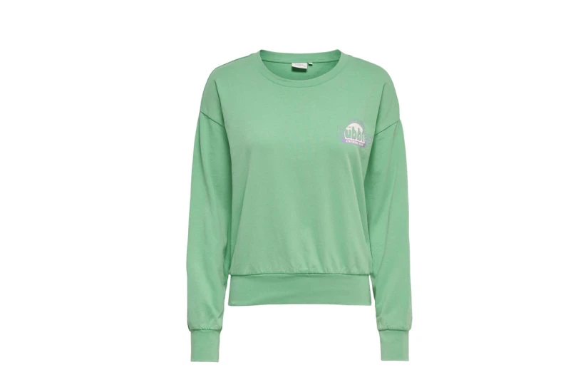 Only Onltanya O-Neck Taste Box Swt (15255016 GREEN)