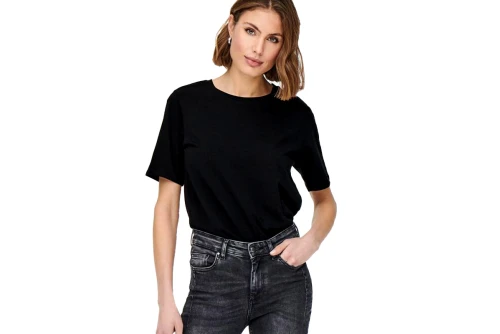 Only Onlnew Life S-S Tee Jrs Noos T-Shirt (15256961 BLACK)