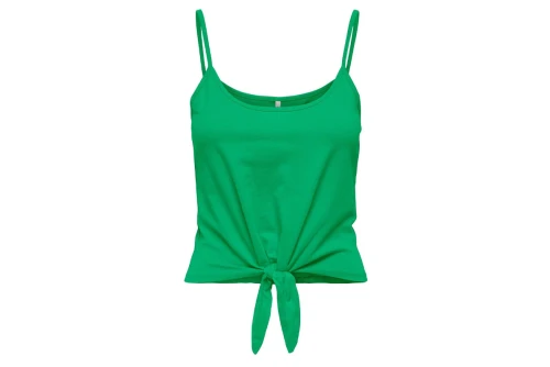 Only Onlmay S-L Short Knot Top Box Jrs Μπλούζα Αμάνικη Γυναικεία (15257464 KELLY GREEN)