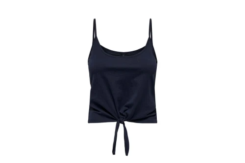 Only Onlmay S-L Short Knot Top Box Jrs Μπλούζα Αμάνικη Γυναικεία (15257464 NIGHT SKY)