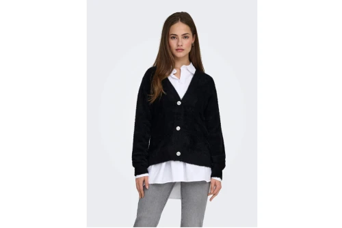 Only Onlella Knitted Ζακέτα Πλεκτή Γυναικεία (15259564 BLACK)