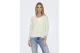 Only Ella Knitted Γυναικεία Πλεκτή Ζακέτα Εκρού