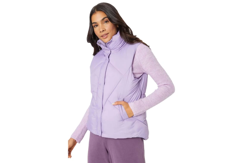Only Onlpalma Puffer Waistcoat Cc Otw Μπουφάν Αμάνικο (15260039 VIOLA)