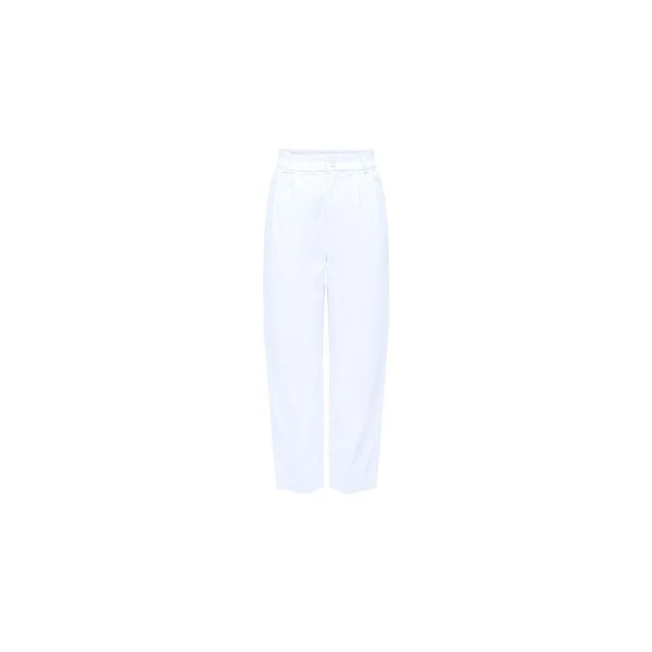 Only Onlmaree Hw Balloon Chino Cc Pnt Παντελόνι Γυναικείο (15263908 BRIGHT WHITE)
