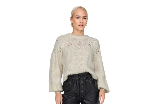 Only Scarlet Life L-S Pullover Knt Μπλούζα Πλεκτή (15267968 BIRCH)