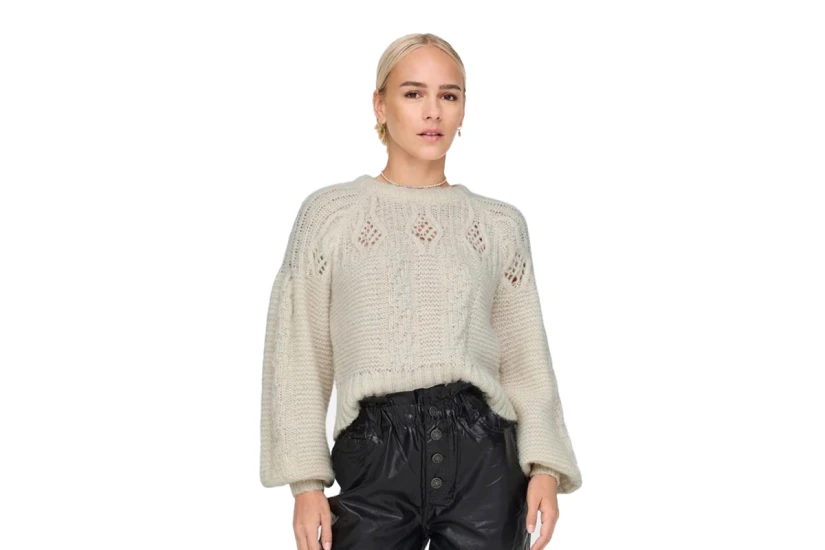 Only Scarlet Life L-S Pullover Knt Μπλούζα Πλεκτή (15267968 BIRCH)